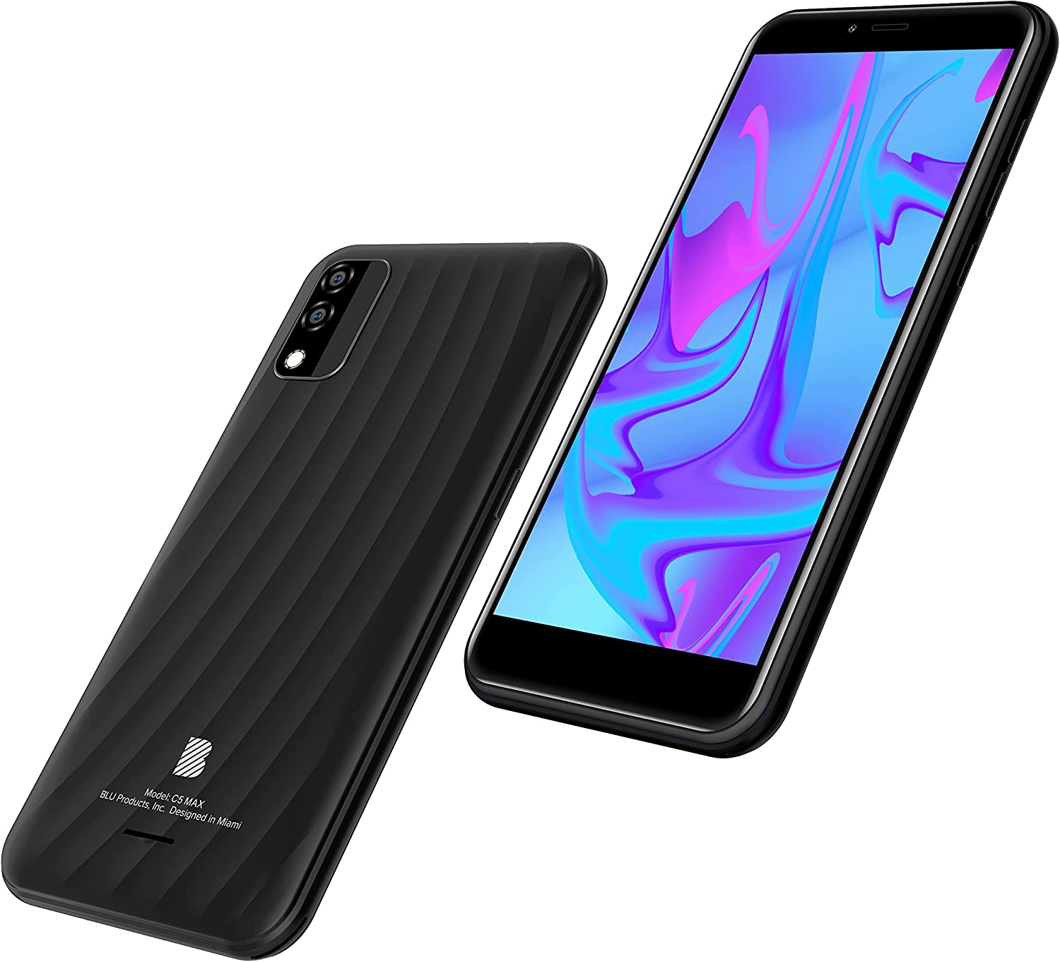 BLU C5 Max | 2022 | Long Lasting Battery | Unlocked | 5.7” HD+ Display | 16GB | 5MP Camera | US Warranty (Black) - Image 4